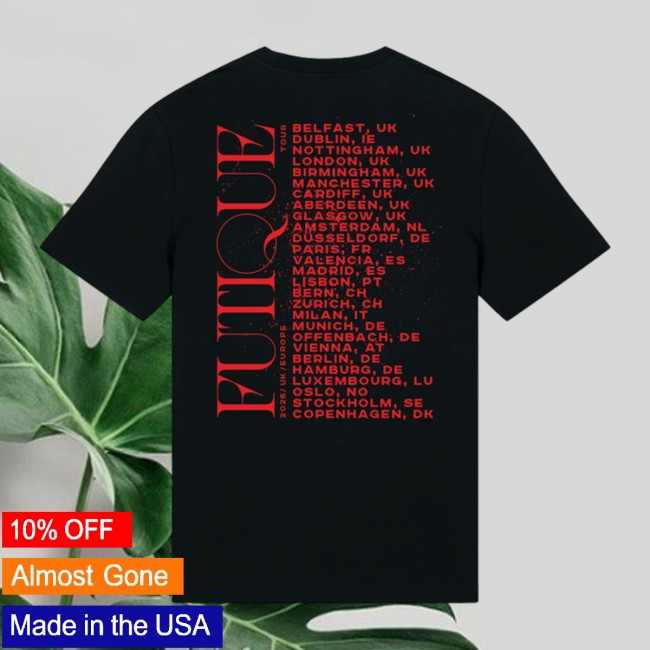 Biffy Clyro Store Merch Futique Repeat Uk Eu 2026 Tour T-Shirt Black Biffy Clyro Store Merch Futique Repeat Uk Eu 2026 Tour T-Shirt Black