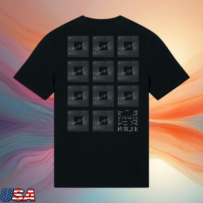 Biffy Clyro Store Merch Bfc Distressed Futique Tracklist T-Shirt Black Biffy Clyro Store Merch Bfc Distressed Futique Tracklist T-Shirt Black