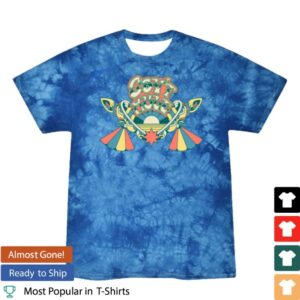 Gov’t Mule Official Store Store Merch Split Face Tie Dye Tee