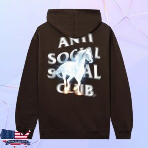 Anti Social Social Club Store Merch Assc Glowing Horse Hoodie