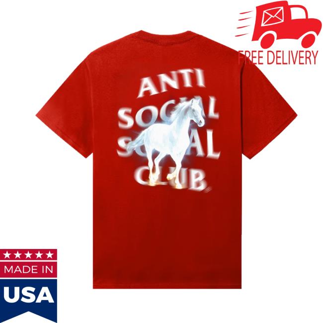 Antisocialsocialclub Merch Store Shop Assc Glowing Horse Tee Antisocialsocialclub Merch Store Shop Assc Glowing Horse Tee