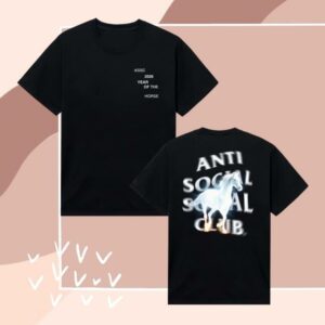 Antisocialsocialclub Merch Store Shop Assc Glowing Horse Tee