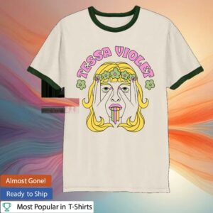 Tessa Violet Merch Store Shop 70’S Ringer Tee