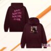 kenny Anti Social Social Club Merch Store Assc 2026 Hoodie Maroonaa