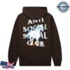 kenny Anti Social Social Club Merch Store Assc Glowing Horse Hoodiea
