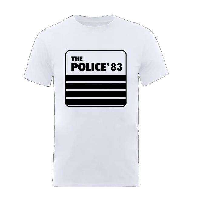 The Police Shop Merch Store The Police 1983 Tour T Shirt The Police Shop Merch Store The Police 1983 Tour T Shirt