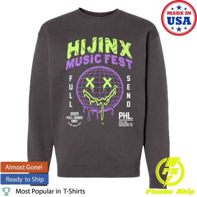 Hijinx Fest Store Merch 2025 Crewneck Hijinx Fest Store Merch 2025 Crewneck