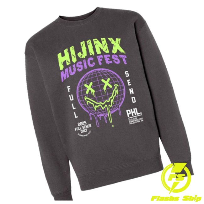 Hijinx Fest Store Merch 2025 Crewneck Hijinx Fest Store Merch 2025 Crewneck
