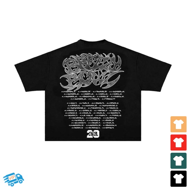 Chris Brown Store Merch Chris Brown B&W Tee Chris Brown Store Merch Chris Brown B&W Tee