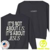 kenny legacy church store merch it%27s not about us it%27s about jesus crewneck upsdd