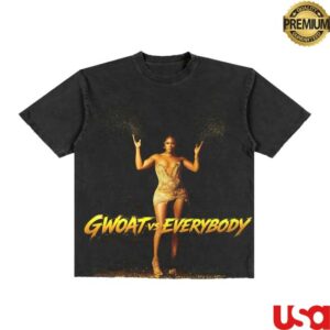 Claressa Gwoat Shields Merch Store Gwoat Vs Everybody Gold Edition Tee