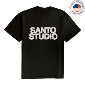 Santo Studio Merch Store Santo Bold Logo Tee Black