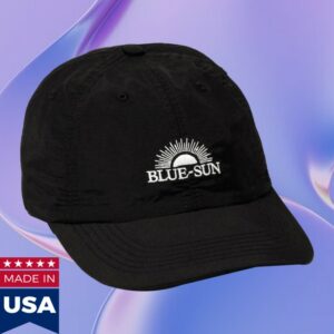 Bluesun Store Merch Logo 6-Panel Hat Nylon Black