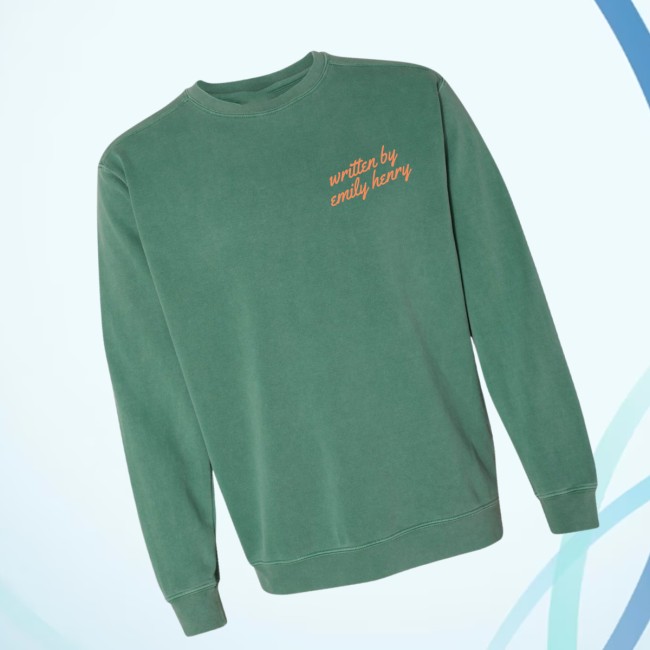 Emily Henry Store Merch Written By Emily Henry Crewneck Sweatshirt Emily Henry Store Merch Written By Emily Henry Crewneck Sweatshirt