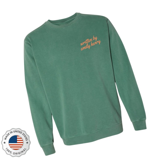 Emily Henry Store Merch Written By Emily Henry Crewneck Sweatshirt Emily Henry Store Merch Written By Emily Henry Crewneck Sweatshirt