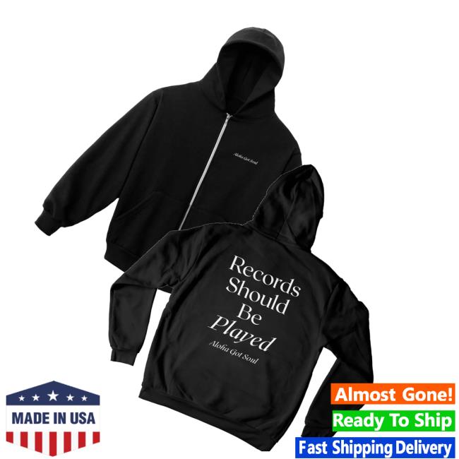 Aloha Got Soul Merch Store Shop Rsbp Zip-Up Records Should Be Played Aloha Got Soul Merch Store Shop Rsbp Zip-Up Records Should Be Played