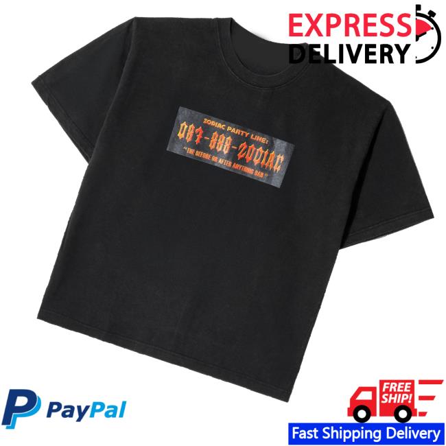 Zodiac Jakarta Merch Store Shop Zodiac Fantasy Party Line T-Shirt Zodiac Jakarta Merch Store Shop Zodiac Fantasy Party Line T-Shirt