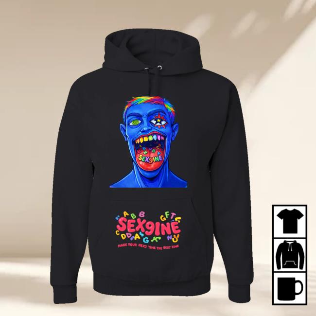 Tata Merch Store Shop Sex9ine Black Hoodie Tata Merch Store Shop Sex9ine Black Hoodie