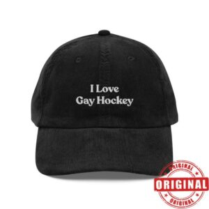 Polychrome Goods Merch Store I Love Gay Hockey Embroidered Hat
