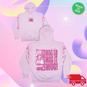 Issbrokie Merch Store Swug Hoodie Pink