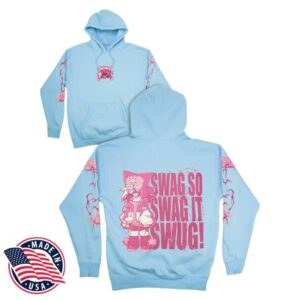 Issbrokie Merch Store Swug Hoodie Sky Blue