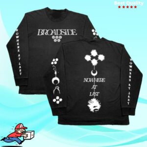 Thriller Records Merch Store Shop Broadside Nowhere At Last Black Long Sleeve