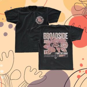 Thriller Records Merch Store Shop Broadside Daisy Tee Black