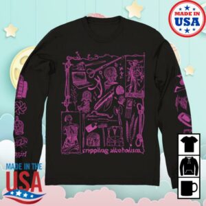 Evil Greed Merch Store Crippling Alcoholism Camgirl Longsleeve
