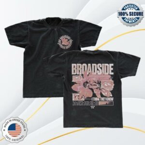 Thriller Records Merch Store Broadside Daisy Tee Black