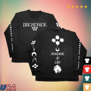 Thriller Records Merch Store Broadside Nowhere At Last Black Long Sleeve