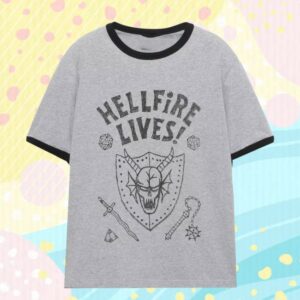 Pullandbear Store Merch Hellfire Lives Stranger Things T-Shirt