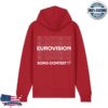 kenny Eurovision Merch Store Repeat Logo Zip Thru Hoodie Reda
