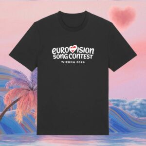 Eurovision Merch Store Vienna Logo T-Shirt Black