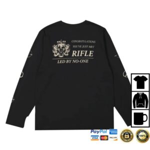Year0001 Store Merch Rifle Pack Mentality Longsleeve T-Shirt Black
