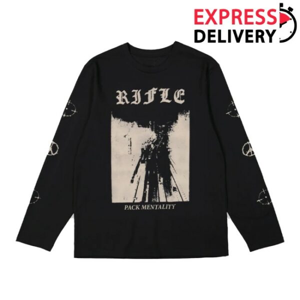 Year0001 Store Merch Rifle Pack Mentality Longsleeve T-Shirt Black ...
