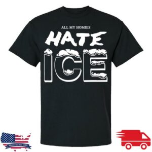 Deathtraitors Merch Store All My Homies Hate Ice Tee Black