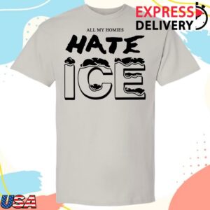 Deathtraitors Merch Store All My Homies Hate Ice Tee White