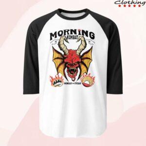 Morning Kombat Merch Store Stranger Danger Raglan T-Shirt