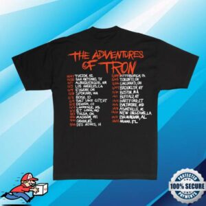 Babytron Store Merch The Adventures Of Tron Tour T-Shirt