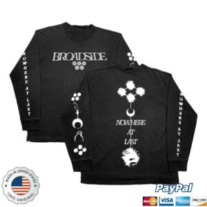 Thriller Records Store Merch Broadside Nowhere, At Last Black Long Sleeve