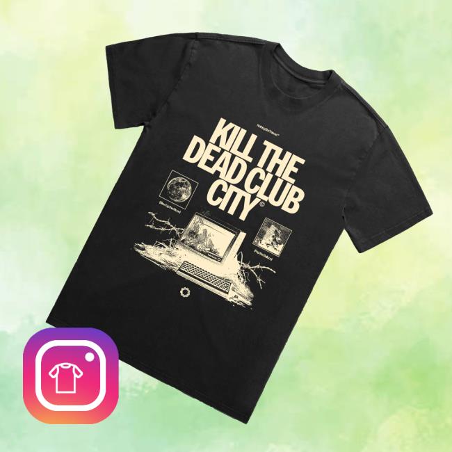 Nothing But Thieves Merch Store Shop Kill The Dead Club City Vintage Black Tee
