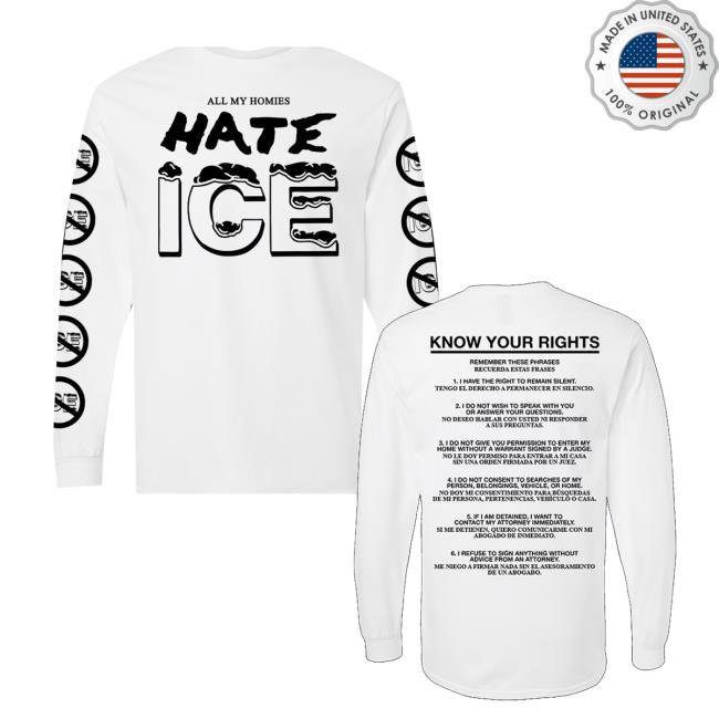 Deathtraitors Merch Store Shop All My Homies Hate Ice Long Sleeve Deathtraitors Merch Store Shop All My Homies Hate Ice Long Sleeve