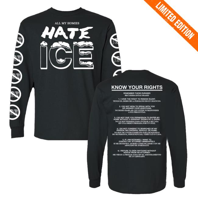 Deathtraitors Merch Store Shop All My Homies Hate Ice Long Sleeve Deathtraitors Merch Store Shop All My Homies Hate Ice Long Sleeve