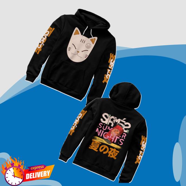 Siamese Merch Store Merch Summer Nights Kitsune Mask Hoodie Siamese Merch Store Merch Summer Nights Kitsune Mask Hoodie