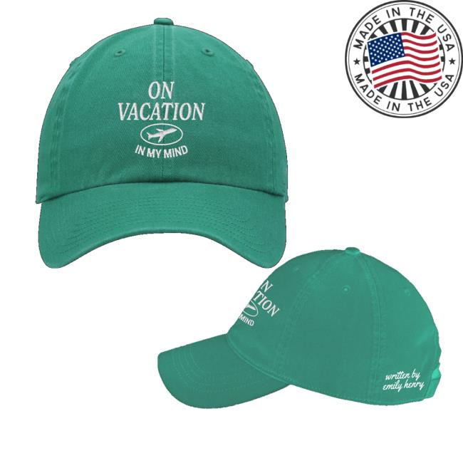 Emily Henry Store Merch Shop On Vacation In My Mind Hat Emily Henry Store Merch Shop On Vacation In My Mind Hat