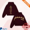 kenny F4t3 Merch Store Studios Hoodie Burgundyaa
