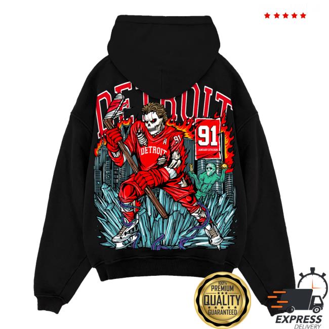 Sana Detroit Merch Store 91 Tribute Hoodie Black Sana Detroit Merch Store 91 Tribute Hoodie Black