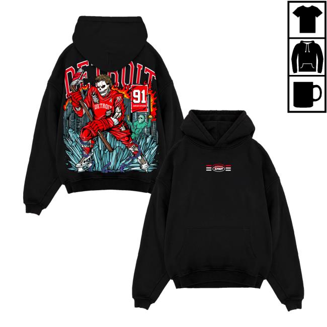 Sana Detroit Merch Store 91 Tribute Hoodie Black Sana Detroit Merch Store 91 Tribute Hoodie Black