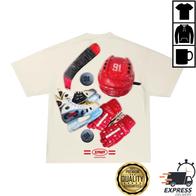 Sana Detroit Merch Store Legacy 91 Watercolor Tee Cream Sana Detroit Merch Store Legacy 91 Watercolor Tee Cream