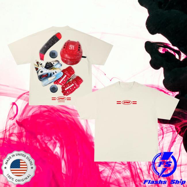Sana Detroit Merch Store Legacy 91 Watercolor Tee Cream Sana Detroit Merch Store Legacy 91 Watercolor Tee Cream